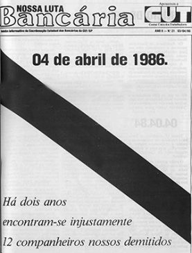 #tbt Nossa Luta Bancária de 1986