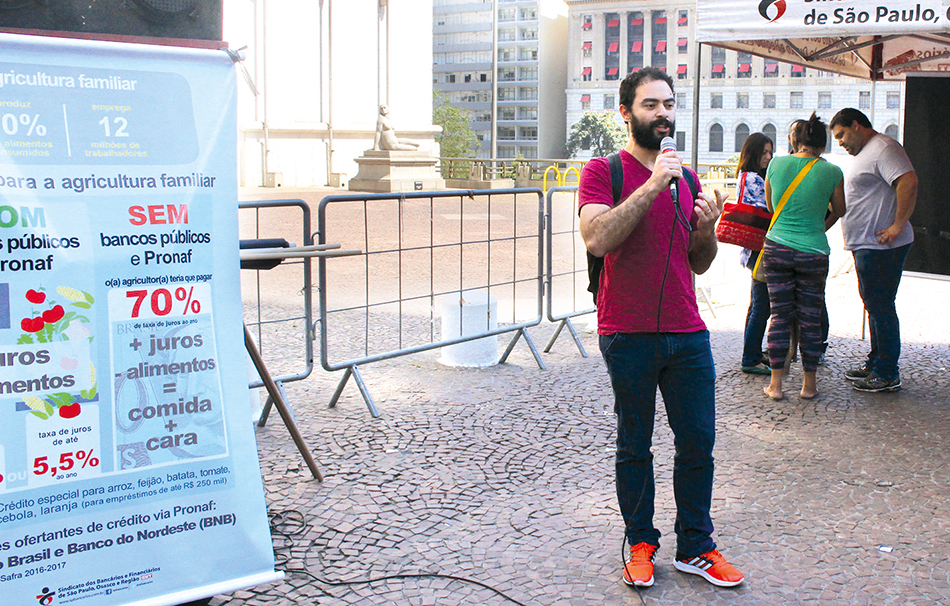 Manifestações alertam empregados e sociedade para prejuízos com desmonte da Caixa