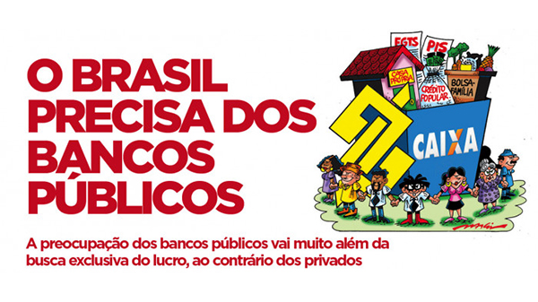 Contraf disponibiliza material sobre a importância dos bancos públicos