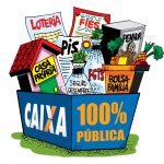 Roda de conversa em defesa da Caixa