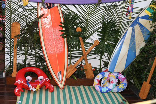 Suarão vive clima havaiano em festa especial