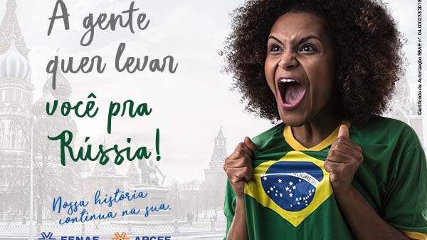 “Nossa história continua na sua”: primeiro pacote para Rússia será sorteado dia 21