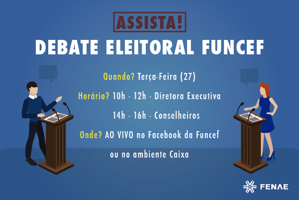 Eleições Funcef: debate entre as chapas acontece nesta terça-feira. Assista