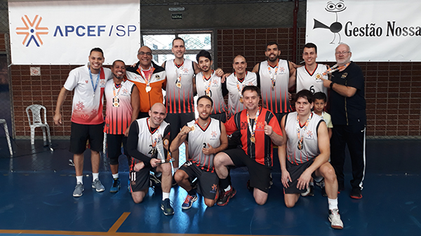 Time masculino da APCEF/SP vence Copa de Vôlei