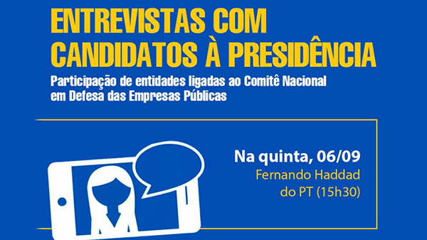 Série de entrevistas com candidatos prossegue nesta quinta-feira (6)