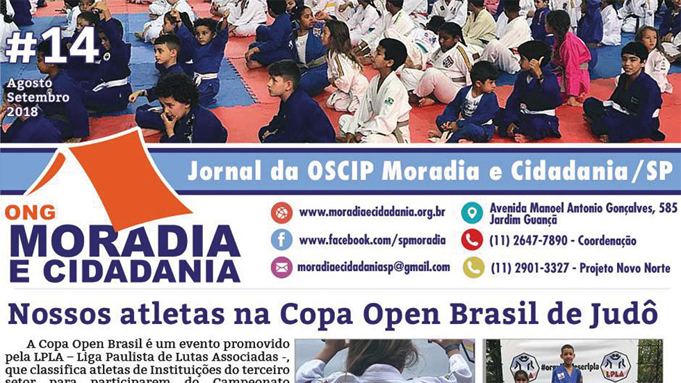 Confira edição do jornal preparado pela ONG Moradia e Cidadania