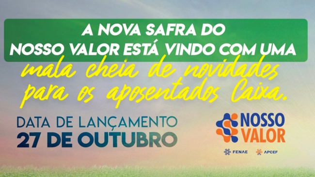Nova Safra do Nosso Valor será exclusiva para aposentados