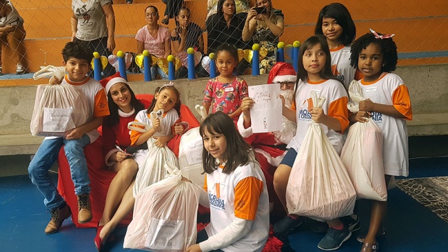 Domingo teve Jornada do Bem e entrega de kits de Natal no clube