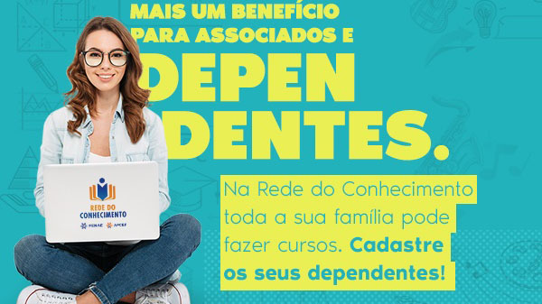 Rede do Conhecimento: cursos beneficiam dependentes