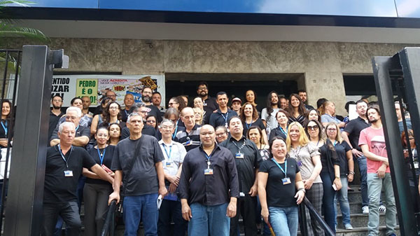 Empregados manifestam indignação no Dia Nacional de Luta