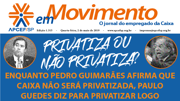 Confira a edição n. 1.318 do jornal APCEF em Movimento