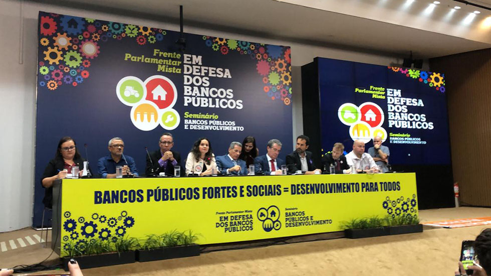 Lançada Frente Parlamentar Mista em Defesa dos Bancos Públicos em Brasília