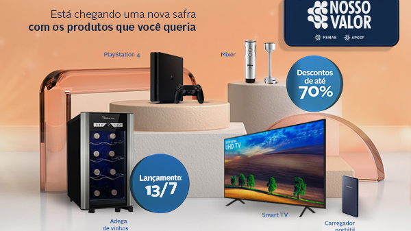 Nova safra da plataforma Nosso Valor entra no ar a partir deste sábado