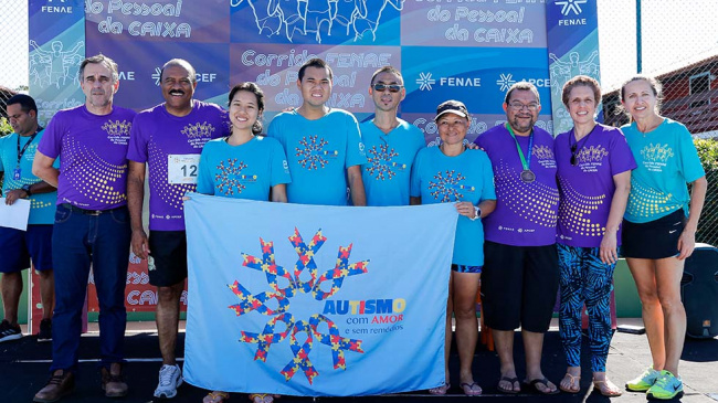 Jovem autista participa de Corridas da Fenae/APCEF