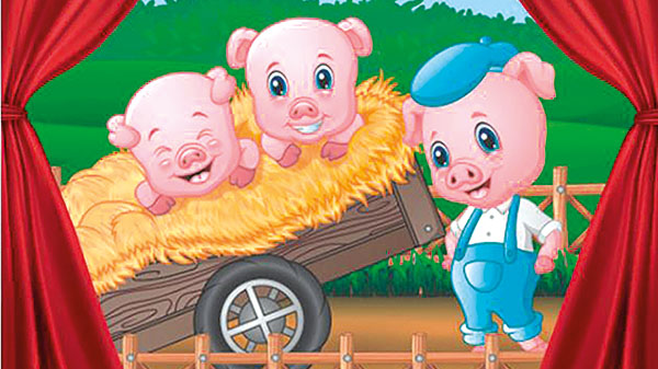 #APCEFIndica: Os Três Porquinhos – O Musical, no Teatro Bibi Ferreira