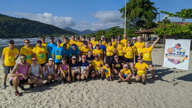 Equipe de corrida da APCEF/SP é destaque em Ubatuba
