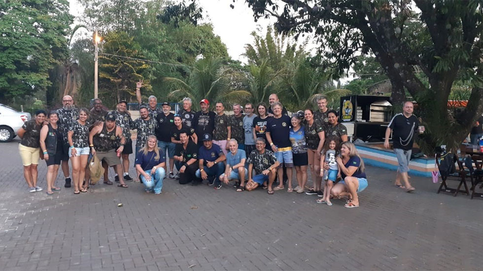 Clube da APCEF/SP em Bauru recebe Rota X Moto Clube