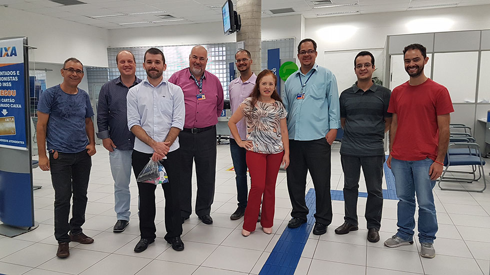 Agência 100% APCEF/SP. Agência 100% consciente