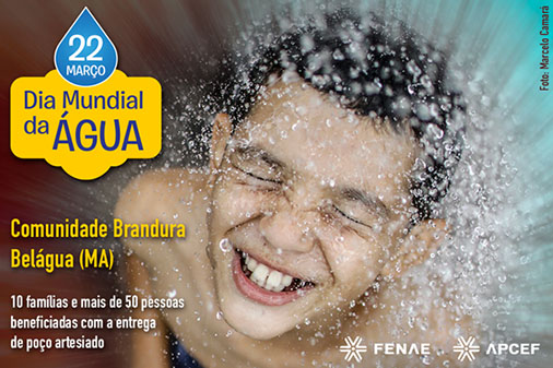 Fenae e APCEFs fazem alertas no Dia Mundial da Água