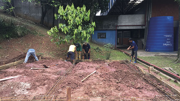 Dependências do clube estão em reforma