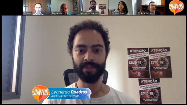 Live discute condições de trabalho e papel da Caixa durante a pandemia