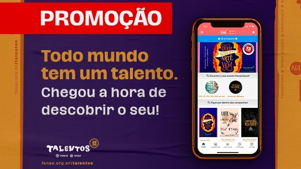 Promoção de inscrição do Talentos já está no aplicativo Viva Fenae/Apcef