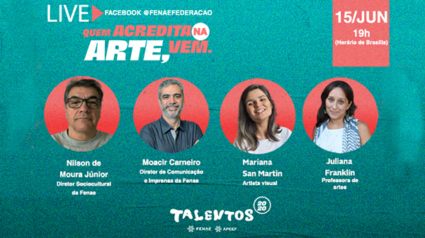 Talentos 2020: assista live de Artes Visuais e confira dicas valiosas