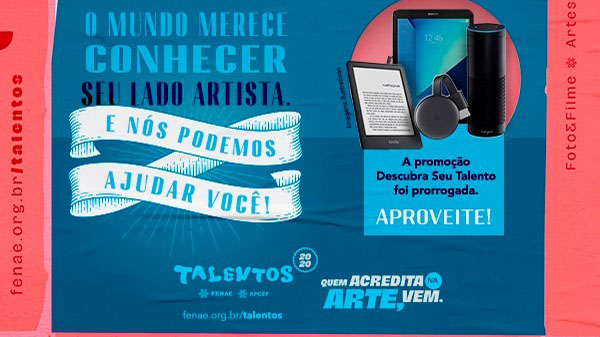 “Descubra seu Talento” e concorra a prêmios incríveis. Participe!