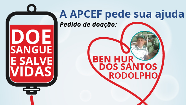 Empregado da Caixa precisa de doação de sangue. Faça uma boa ação, salve vidas!