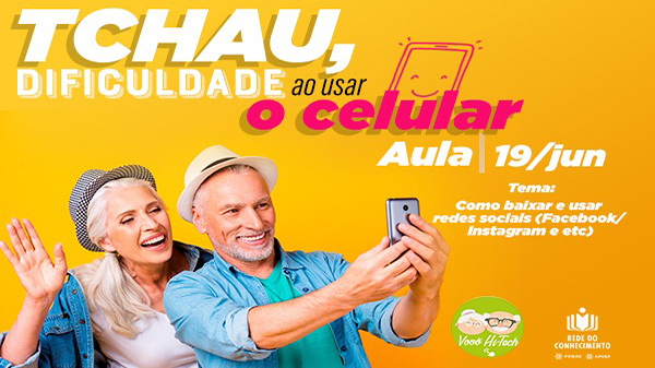 Segunda aula do Vovó High Tech já está disponível na Rede do Conhecimento