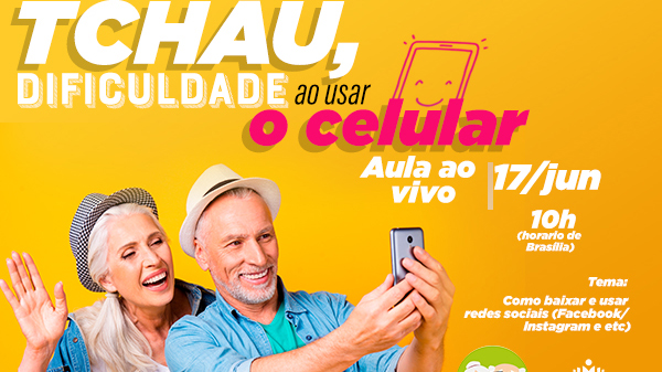 Nesta quarta-feira (17) tem nova aula do Vovó High Tech na Rede do Conhecimento