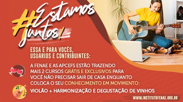 Harmonizar vinhos e tocar violão: usuário contribuinte ganha mais duas opções de curso