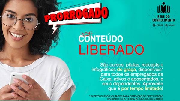 Rede do Conhecimento mantém acesso livre para os empregados Caixa