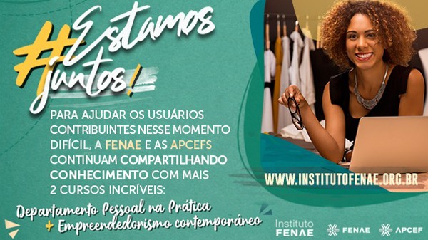 Usuário contribuinte tem mais duas opções de curso: empreendedorismo e departamento pessoal