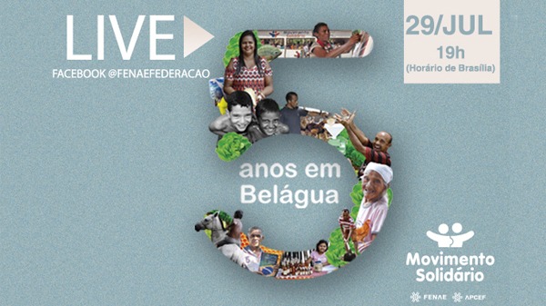 Movimento Solidário: 5 anos em Belágua serão tema de live nesta quarta (29)