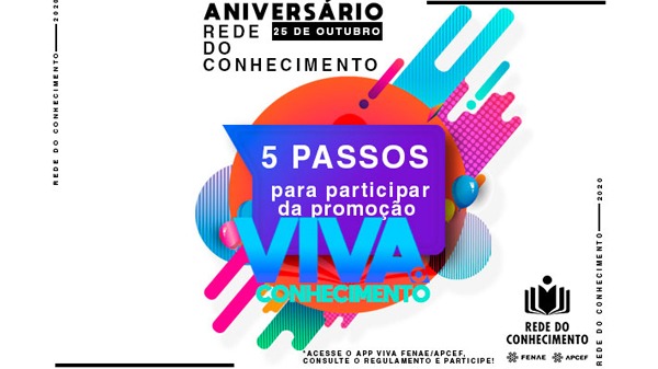 Promoção Viva o Conhecimento: saiba como participar!