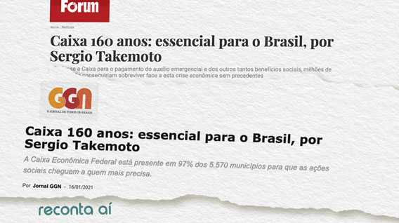 Fenae na mídia: artigo destaca importância da Caixa em 160 anos de história