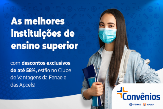 Convênios: aproveite os descontos em instituições de ensino superior do país