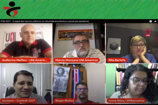 Fórum Social Mundial: Sem o Estado e os bancos públicos, países não conseguiriam enfrentar a crise da pandemia