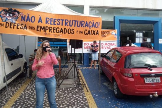 Contra cobrança abusiva de metas, Apcef/SP e Sindicatos realizam paralisação parcial de agências e SEVs