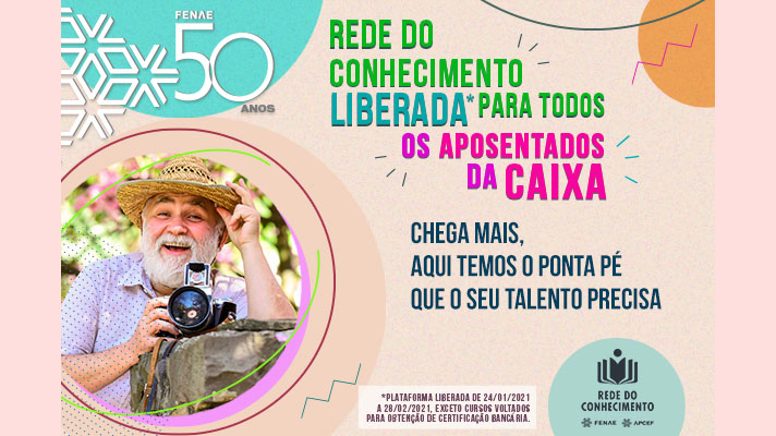 Aposentado, descubra o que a Rede do Conhecimento oferece e invista em novas habilidades