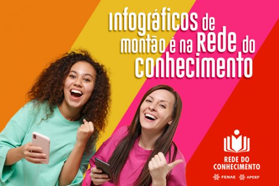 Rede do Conhecimento lança quatro Infográficos com dicas para melhorar qualidade de vida e aprender mais sobre economia