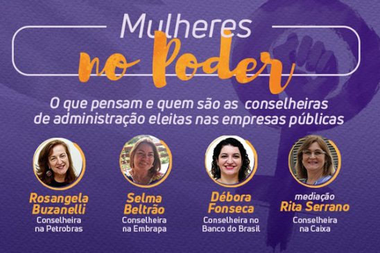 Conquistas e desafios de mulheres em cargos da alta administração será tema de debate com Rita Serrano no 8 de março