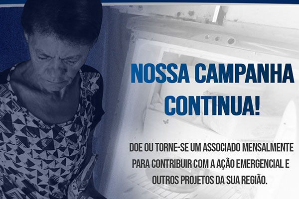 Contribua com a Moradia e Cidadania. A fome não espera