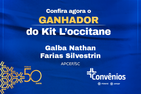 Confira o ganhador do kit feminino na plataforma de convênios e participe do próximo sorteio!