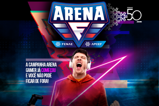 Lançada a segunda interação da campanha “Arena Gamer” no aplicativo Viva/Fenae/Apcef
