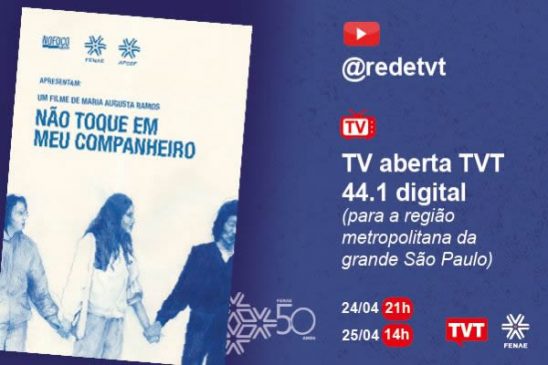 Não Toque em Meu Companheiro estreia no Cine TVT em 24 de abril, com nova exibição no dia seguinte