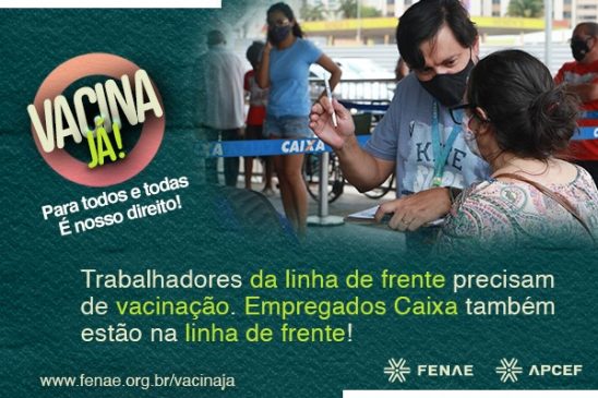 Vacina já para todos, com prioridade para quem está na linha de frente