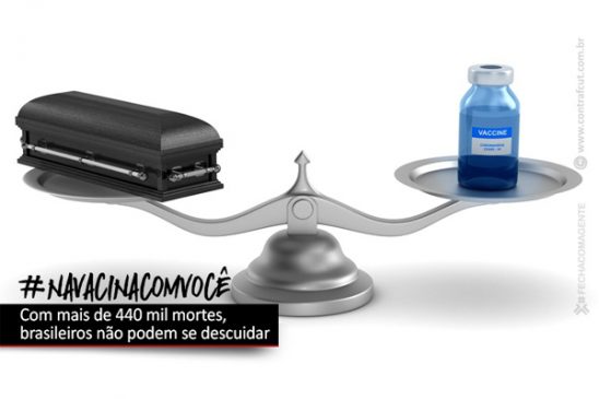 Brasil bate a triste marca de 440 mil mortos nesta quarta-feira (19)