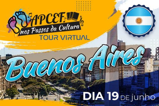 Junho tem tour virtual por Buenos Aires. E vai ser no sábado, dia 19. Participe!